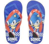 CERDÁ LIFE'S LITTLE MOMENTS Sonic Kinder Flip Flops - Blau und Rot - Größe 32/33 - Aus 100% EVA - Finger Flip Flops für Jungen und Mädchen - Original Produkt entworfen in Spanien
