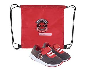 CERDÁ LIFE'S LITTLE MOMENTS - Spiderman Kinderschuhe Jungen mit Turnbeutel Kinder | Schuhe Kinder Jungen - Offizielle Marvel Lizenz