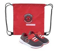 CERDÁ LIFE'S LITTLE MOMENTS Spiderman Kinderschuhe Turnbeutel Schuhe Kinder Jungen-Offizielle Marvel Lizenz, Grau, 23 EU