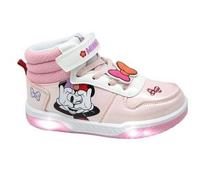 CERDÁ Life's Little Moments Sportliche PVC-Sohle mit Minnie-Lichtern für Mädchen, offizielle Kinderschuhe, bequem, robust, Unisex, Minnie, 29 EU