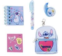 CERDÁ LIFE'S LITTLE MOMENTS Unisex Kinder Set de Papelería Minimochila Stitch Medidas 19.5x22.5x4.5 cm para Niñ@s Rucksack, Modell: 83 kg