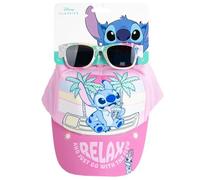 CERDÁ LIFE'S LITTLE MOMENTS Stitch Mütze mit Sonnenbrille Set - Verstellbare Kappe und UV Brille für Kinder