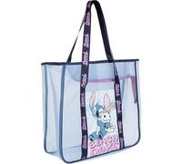 CERDÁ LIFE'S LITTLE MOMENTS Große Strandtasch Stitch - Wasserdicht, Leicht und Robust - Strandtasche mit Viel Stauraum und Taschen, Ideal für Urlaub, Pool und Reisen.