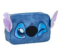 CERDÁ LIFE'S LITTLE MOMENTS - Stitch Travel Toilettentasche - Blau - Große Speicherkapazität - Reißverschluss - Stitch Print - Originalprodukt