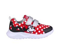 CERDÁ LIFE'S LITTLE MOMENTS Sommerschuhe Anziehen, Sehr Leicht Turnschuhe-Kinder für Mädchen mit Klettverschluss | Bunte Schuhe mit der Hauptfigur von Minnie Mouse | Gröβe 30, Rot, EU