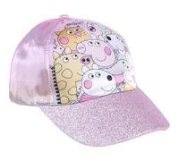 CERDÁ LIFE'S LITTLE MOMENTS Unisex Baby Cap Für Kinder Mit Gewölbtem Pig & Peppa Wutz Und Seine Freunde Gebogene Schirmmütze, Rosa, 4-8 Jahre EU