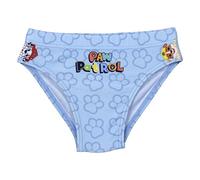 Jungen Badehose Slip Paw Patrol - Blau - Größe 48 Monate - Schnelltrocknender Stoff - Aufdruck der Charaktere Chase, Rubble und Marshall - Original Produkt in Spanien Designed