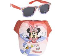 CERDÁ LIFE'S LITTLE MOMENTS Unisex Disney-Kappe und-Brille, Kinder, originelles, verstellbares und leichtes Design, ideal für Sommer Sonnenschutz Baseballkappe, Gorra + Gafas Minnie Mouse, One Size