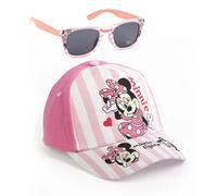 CERDÁ LIFE'S LITTLE MOMENTS Unisex Disney-Kappe und-Brille, Kinder, originelles, verstellbares und leichtes Design, ideal für Sommer Sonnenschutz Baseballkappe, Gorra + Gafas Minnie, One Size