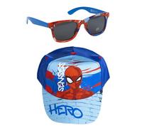 CERDÁ LIFE'S LITTLE MOMENTS Unisex Kappe und-Brille, Kinder, originelles Design, verstellbar leicht, ideal für Sommer als Sonnenschutz Baseballkappe, Set Spiderman, Einheitsgröße