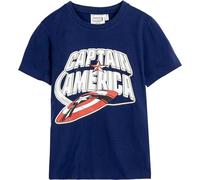 CERDÁ LIFE'S LITTLE MOMENTS Unisex Kinder Avengers Jungen - Superhelden-Design, Hochwertiger Druck, Bequemes & Strapazierfähiges Baumwollshirt Arbeits-T-Shirt, Blau, 8 Jahre EU