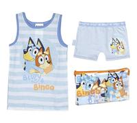 CERDÁ LIFE'S LITTLE MOMENTS Unisex Kinder Bluey Bib Short Pyjama Set, Blau, 4 Jahre EU