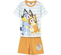 CERDÁ LIFE'S LITTLE MOMENTS Unisex Kinder Bluey Pyjama Shorts Set, Blue and Brown, 6 Jahre EU
