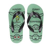 CERDÁ LIFE'S LITTLE MOMENTS Unisex Kinder Chanclas The Mandalorian Grogu Star Wars-Flip-Flops, Grün Und Schwarz, 30 EU