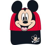 CERDÁ LIFE'S LITTLE MOMENTS Mickey Mouse Cap Kinder Kappe | kleine Geschenke für Jungen | Cappy | Sonnenhut | Kopfbedeckung | Strand | Mütze | 53 cm | anpassbar durch Klettverschluss
