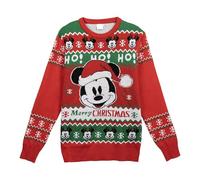 CERDÁ LIFE'S LITTLE MOMENTS Unisex Kinder Jersey Navideño O Minnie para Niños Y Adultos Suéter Navidad Disney Pullover, Mickey Erwachsene, Large
