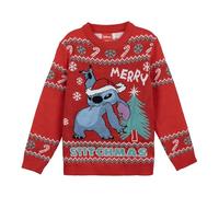 ARTESANÍA CERDÁ, S.L. Weihnachtsstrickpullover Stitch Rot 8 Jahre Jungen/Mädchen