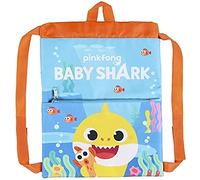 CERDÁ LIFE'S LITTLE MOMENTS Unisex Kinder Nickelodeon Baby Shark Turnbeutel Kindergarten Offizieller Lizenz, Mehrfarbig Einheitsgröße