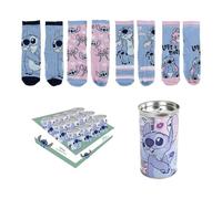 CERDÁ LIFE'S LITTLE MOMENTS Unisex Kinder Pack Calcetines 4 Piezas Stitch Socken, bunt, 31-34