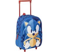 CERDÁ LIFE'S LITTLE MOMENTS Unisex Kinder Rucksack, Trolley 3D Kinderrucksack Sonic, blau