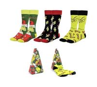 CERDÁ Socken The Grinch – 3er Pack Unisex Onesize 38–45 Bunt Weihnachten