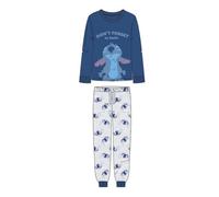 Cerda Group Stitch Langarm-pyjama 2XL Blue