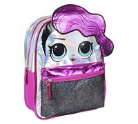 Cerdá - LOL Surprise Metallisch Glänzender Mädchen Rucksack Kinder | Kinder Rucksack mit Glitzer - Offiziell Lizenzierte LOL Surprise