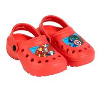 CERDÁ LIFE'S LITTLE MOMENTS Unisex Kinder Marvel Avengers Clogs - Superhelden Sandalen Mit Rutschfester Sohle, Ideal Für Haus, Garten Und Strand Küchenschuhe, Rot, 28 EU