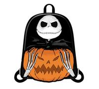 Cerdà Nightmare Before Christmas Rucksack - Kunstleder - Jack Skellington- und Kürbismotiv - Schwarz