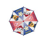 Paw Patrol Hand-Regenschirm Poe Bulle - transparenter Kinderschirm mit Paw Patrol Motiv, sichere manuelle Öffnung und Kuppel Vollschutz für Kinder Chase und Skye, Paw Fans, Paw Patrol, T45C:45 CM