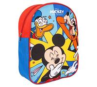 Cerdà Rucksack für Kinder Mickey Mouse - Mit Reißverschluss - 22 x 10 x 29 cm - Kinderrucksack mit Großem Fassungsvermögen - Gepolsterte Schulterträger - Original Produkt in Spanien Designed