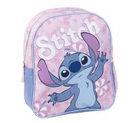 CERDÁ LIFE'S LITTLE MOMENTS Stitch Schulrucksack für Kinder, Rosa, 25 x 20 x 29 cm, aus Polyester, mit Reißverschluss, Stitch-Muster, Originalprodukt, entworfen in Spanien, Rosa, Estándar, Casual