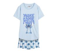 Cerda Stitch Stitch Kurzarm-pyjama-t-shirt
