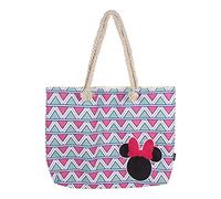 Cerdá Unisex Kinder 2100002927 Minnie Mouse Strandtasche 100 Baumwolle, Rosa, L EU