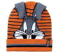 Cerda Unisex Kinder Jacquard Looney Tunes Bugs Bunny Strickmütze Baskenmütze, Orange, Einheitsgröße