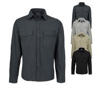 CES001 Craghoppers Langarmshirt Carbon Grey L
