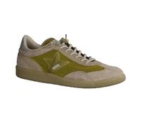Cetti C-1385 SRA Lemon/Beige - sportlicher Schnürschuh - Damenschuhe Top Trends, Beige, Leder/Textil, Gr. 39 EU
