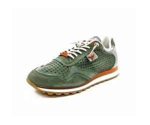 Cetti C-848 Sportlicher Freizeitschuh aus Leder für Herren, grün, 42 EU