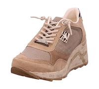 Cetti C1143-Sra-tejus Sahara - Sneaker Schnürschuh Damen Beige Neu Gr. 41