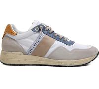 CETTI Freizeitschuhe, Sneaker, elastischer Kordelzug, verzierte Sohle, herausnehmbare Innensohle, Vintage, Leder für: Herren, weiß, 46 EU