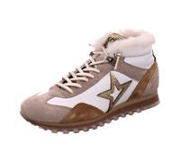 Cetti Sneaker für Damen aus Italien, Spanien und Portugal für Damen, beige, Größe 38 EU