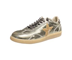 Cetti Sneaker für Damen aus Italien, Spanien und Portugal für Damen, gold, Größe 37 EU