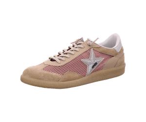 Cetti Sportliche Schnürschuhe für Damen, beige, Größe 40 EU