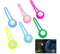 CEWROM LED Blinklicht Schulranzen, 6 Stück Sicherheitslicht, LED Reflektoren Kinder Sicherheitslicht Reflektoren Schulranzen, Wasserdichte Licht Reflektor Anhänger für Laufen Rucksack Joggen Wandern