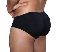 Cexiakong Herren Boxershorts Kompression Push Up Po Unterhose Bauchweg Figurformende Unterwäsche Butt Lifter Hohe Taille Shapewear Body Shaper Atmungsaktive Trainingsshorts Retroshorts