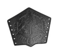 Cexiakong Mittelalterliche Leder Armschienen für Herren geprägtes Schwert Wikinger Lederarmarmschutz Armschutz Armband Handschuhe Outfite Zubehör 1 Paar Karneval