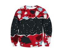 Cexiakong Weihnachtspullover Herren Lustig Weihnacht Sweater Druck Große Größen Weihnachtspullover Funny Witzige Weihnachten Pullover Xmas Weihnachts Pullis Druckr Hoodie 3XL 4XL 5XL 6XL Fleece