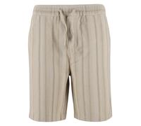 CFKALLE structured striped shorts L