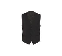 Carl Gross Schurwoll-Baukasten-Weste Herren Regular Fit Schurwolle schwarz, 27