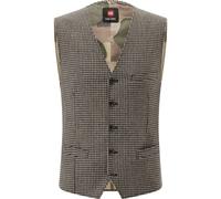 CG - CLUB of GENTS Anzugweste mit Woll-Anteil Herren Regular Fit Wolle schoko, 52